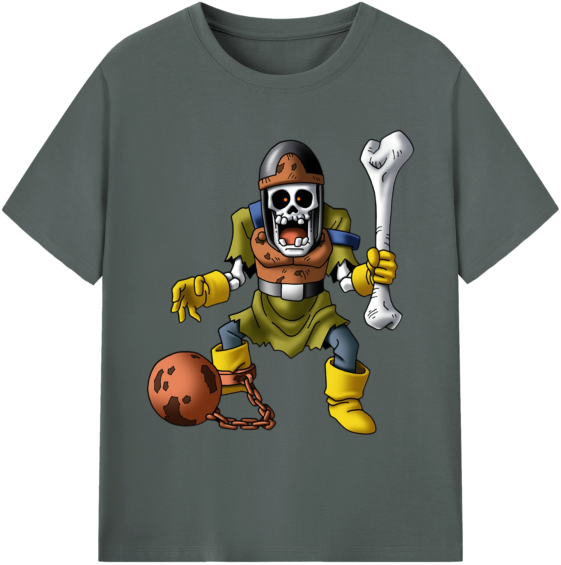 （画像用） ドラゴンクエスト Doragon Kuesuto Dragon Quest 綿100％ メンズ半袖Tシャツ｜肌触りやわらか＆通気性
